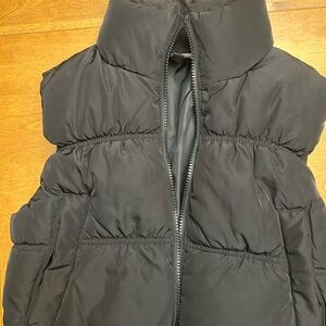 H&M Divided Black Quilted Vest